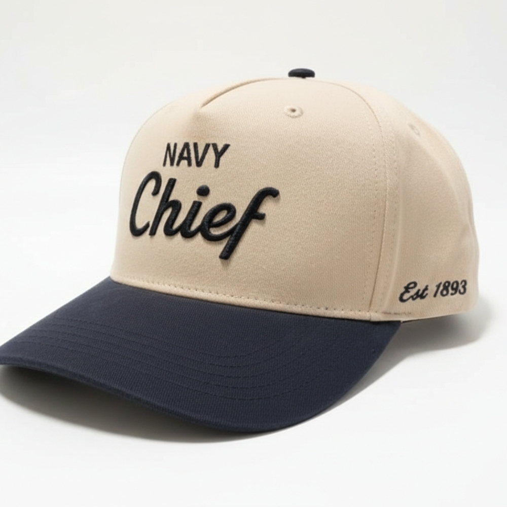 Navy Chief Two-Tone Baseball Cap